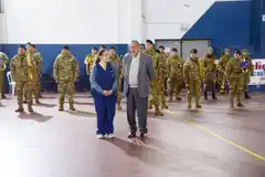 Lunghi destacó la importancia de la donación de sangre y agradeció a todos los que acompañaron la campaña