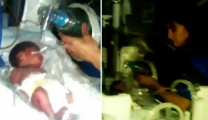 Salvaron la vida de un bebé con un celular