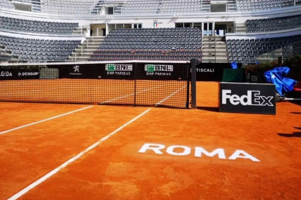 Ocho tenistas argentinos participaran del Masters 1000 de Roma en el Foro Itálico