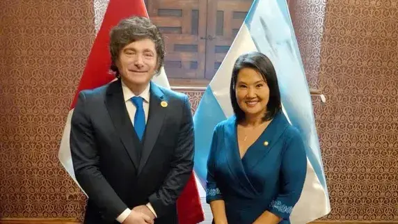 Milei con Fujimori