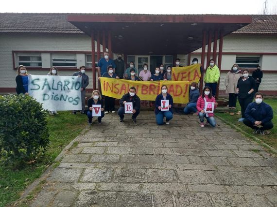 Personal de salud de María Ignacia se plegó al reclamo local por mejoras laborales 