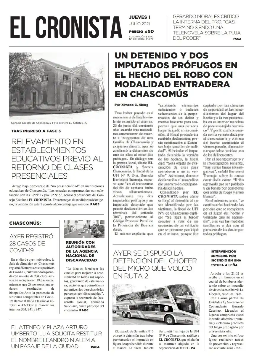 Tapa 1 de julio 2021
