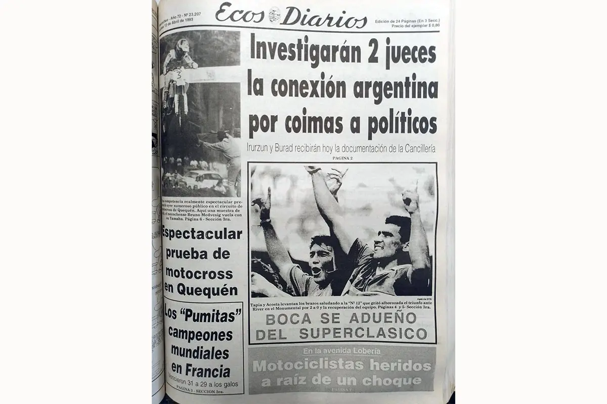 Lunes 12 de abril de 1993
