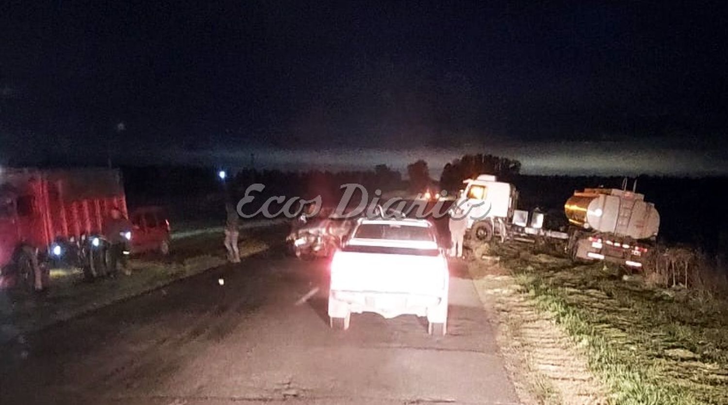 Choque Frontal Entre Un Camión Y Una Camioneta En La Ruta 86 Ecos Diarios Necochea 9133