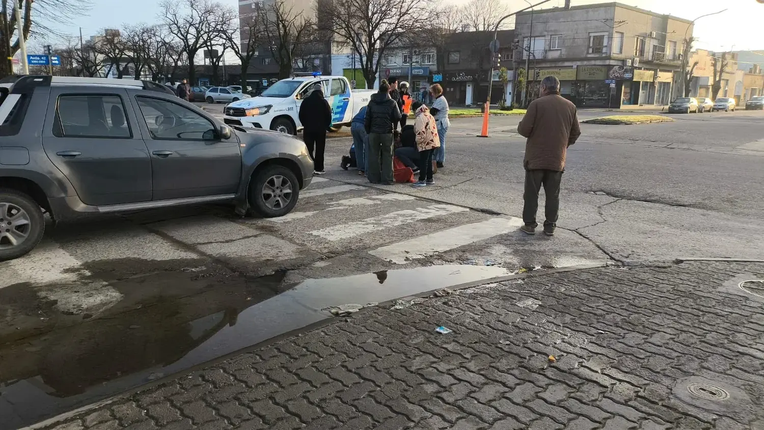 Accidente en avenida 59