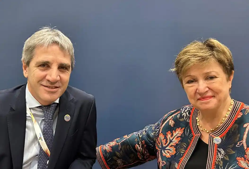 Georgieva recibió a Caputo y calificó de “muy, muy buena” la reunión
