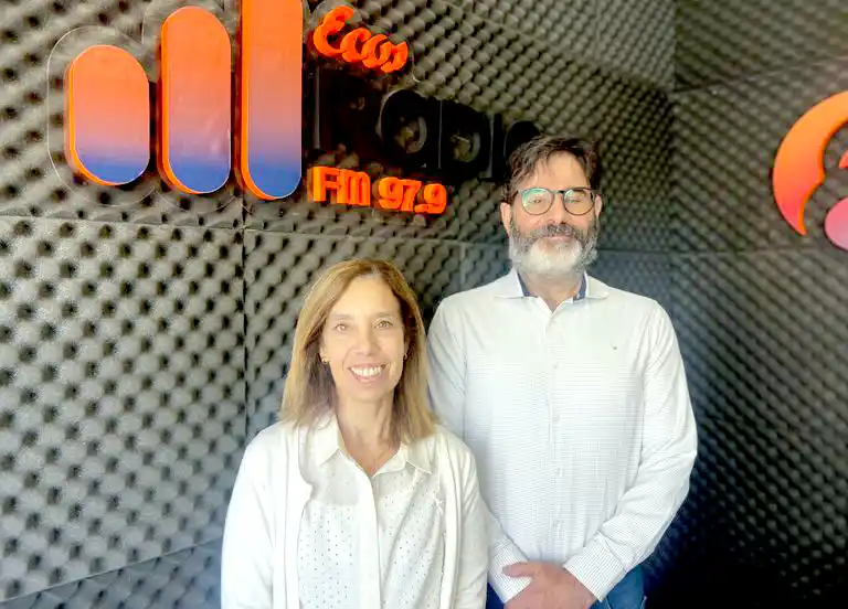 En Ecos Radio. Andrea Salvini y Mariano Costanzo