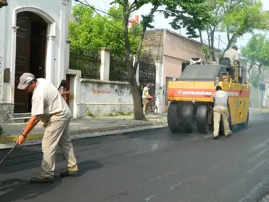 Pavimentaron calle San Martín desde Churruarín a Pellegrini