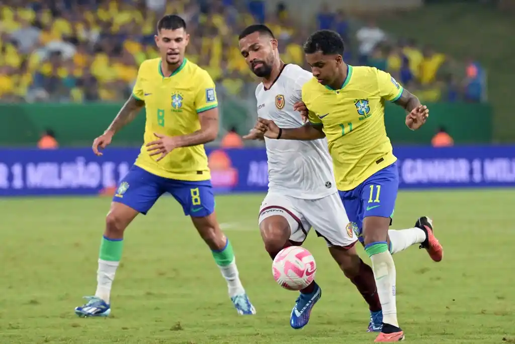 Venezuela sorprendió a Brasil