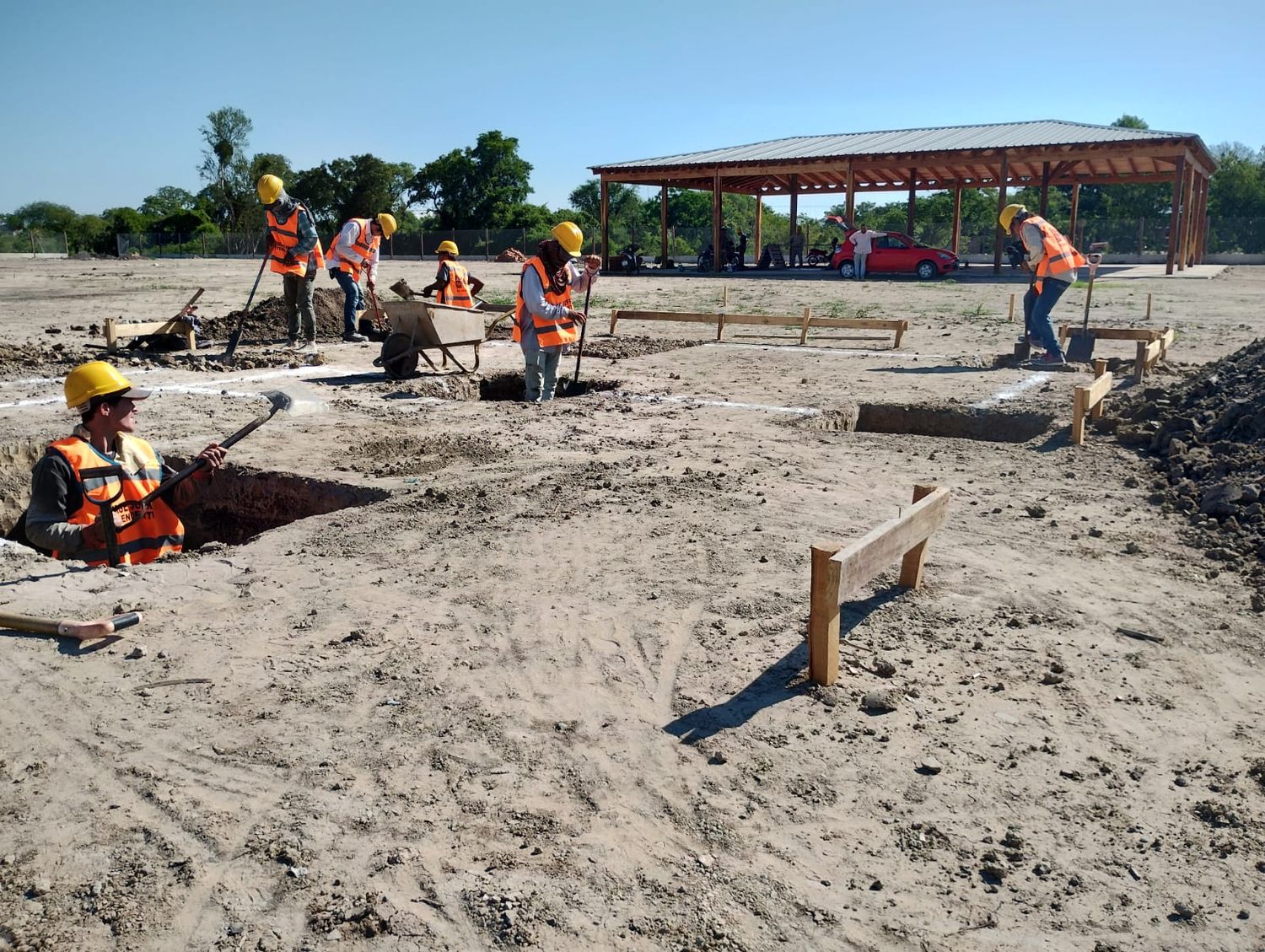 Avanza a buen ritmo la construcción del espacio recreativo municipal