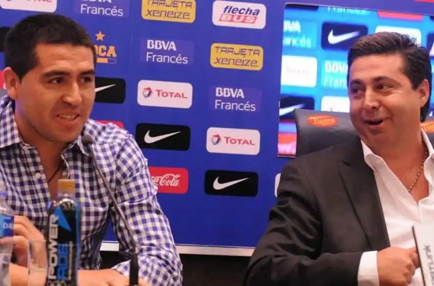 Ante los rumores, Angelici desmintió que Riquelme sea candidato a vicepresidente