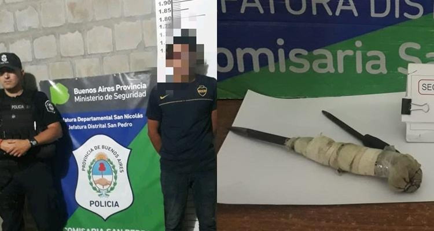 Delincuente intentó robar en una carnicería de ruta 191 y terminó preso