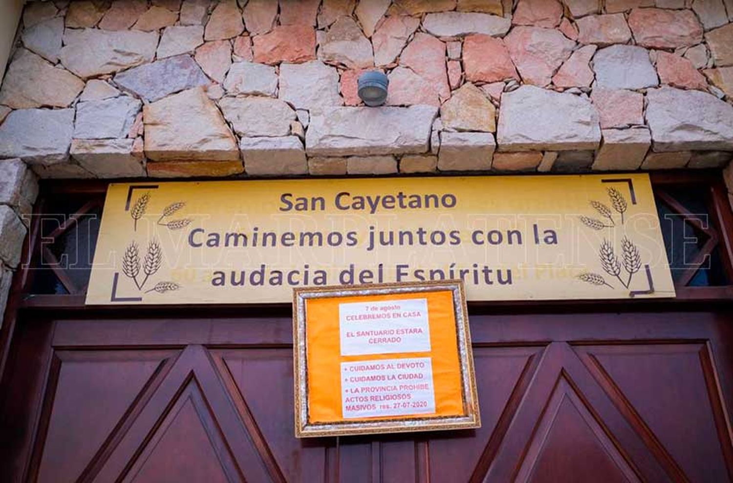 "Hay que dejar que San Cayetano venga a cada uno de nosotros"