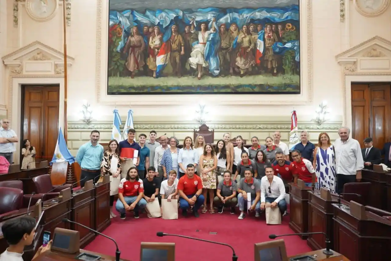 Reconocimiento a Enzo Sacco e Isaac Palumbo