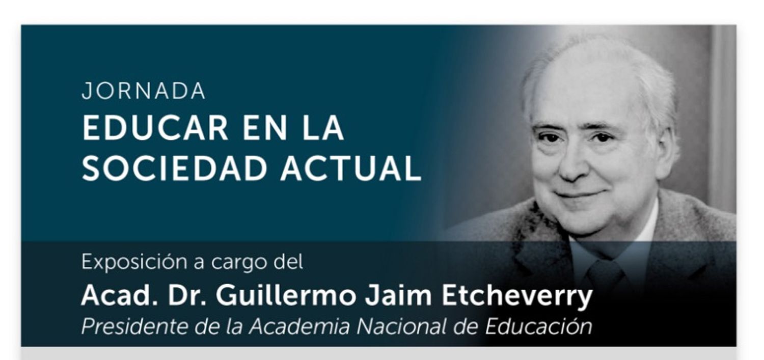 Se llevará a cabo la jornada "Educar en la sociedad actual"