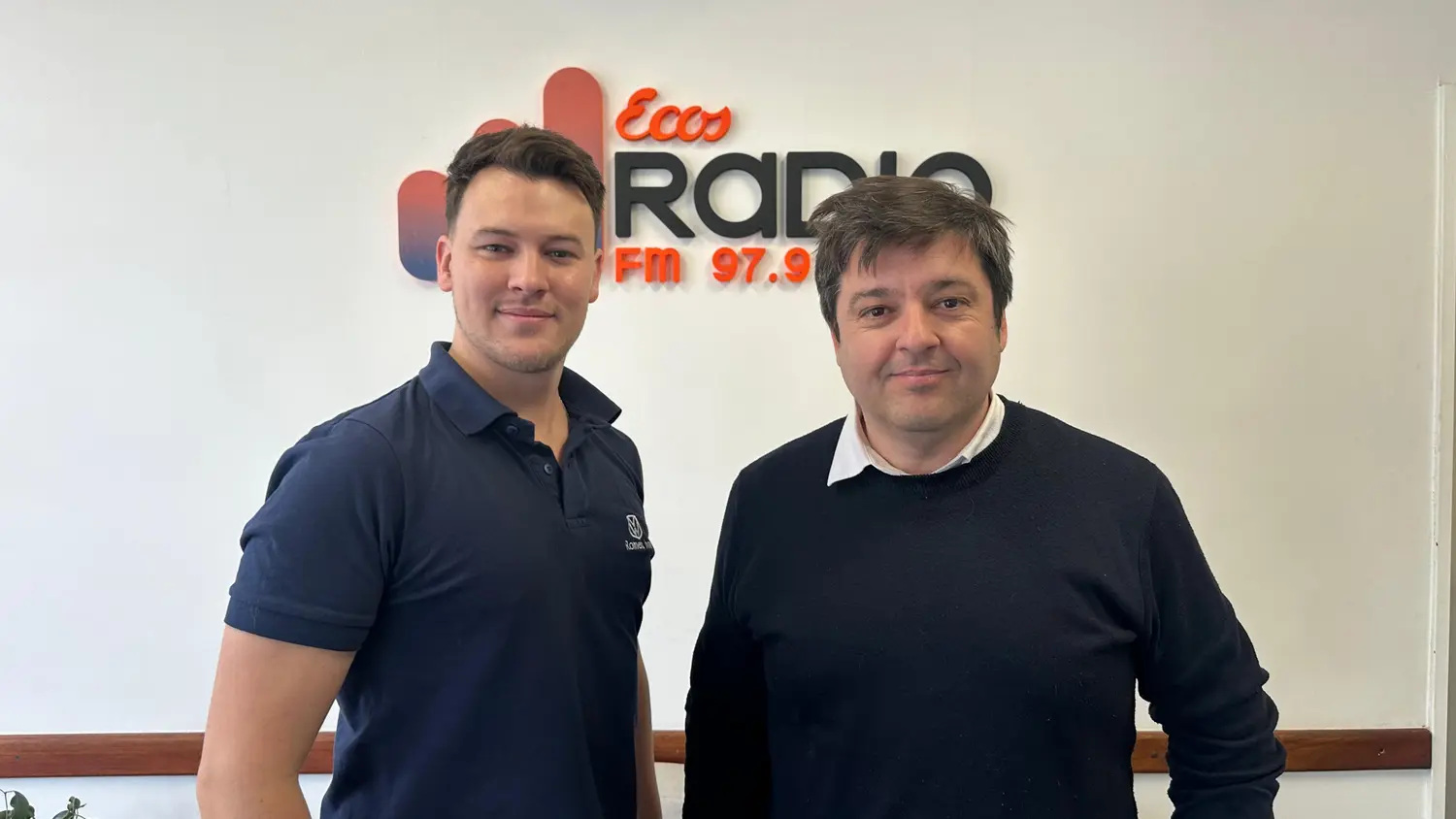 En Ecos Radio. Valentino Morón y Luciano Amado de Romera Hnos