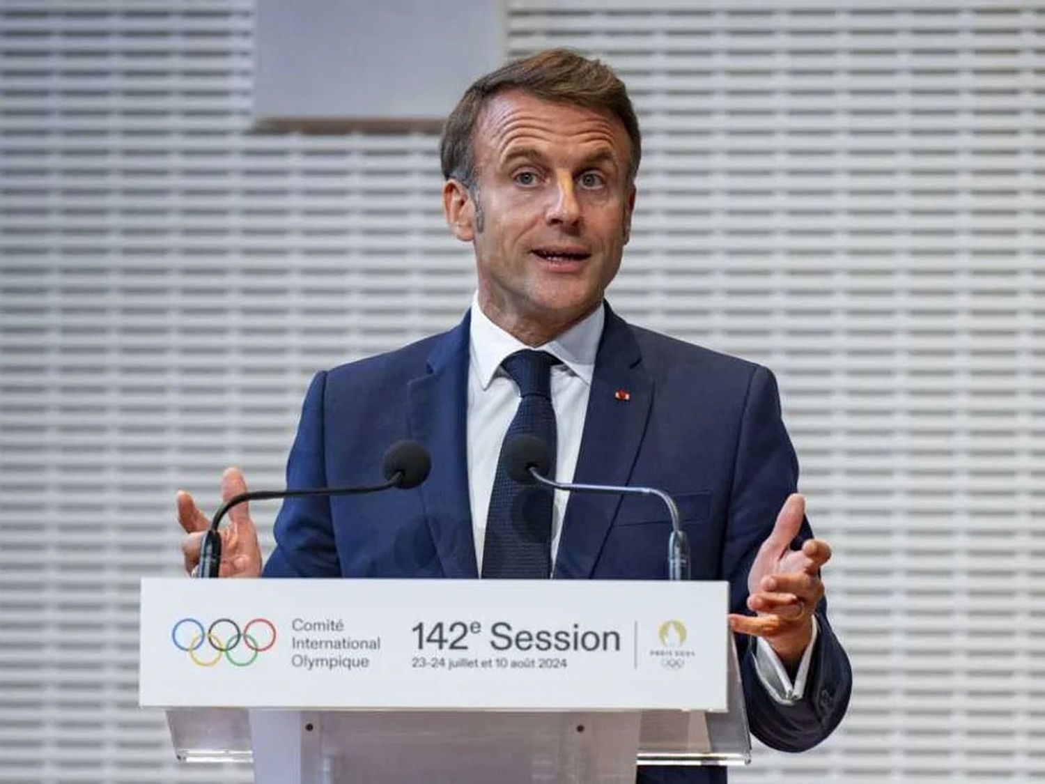 Macron pidió en Singapur que Europa endurezca su postura ante Israel