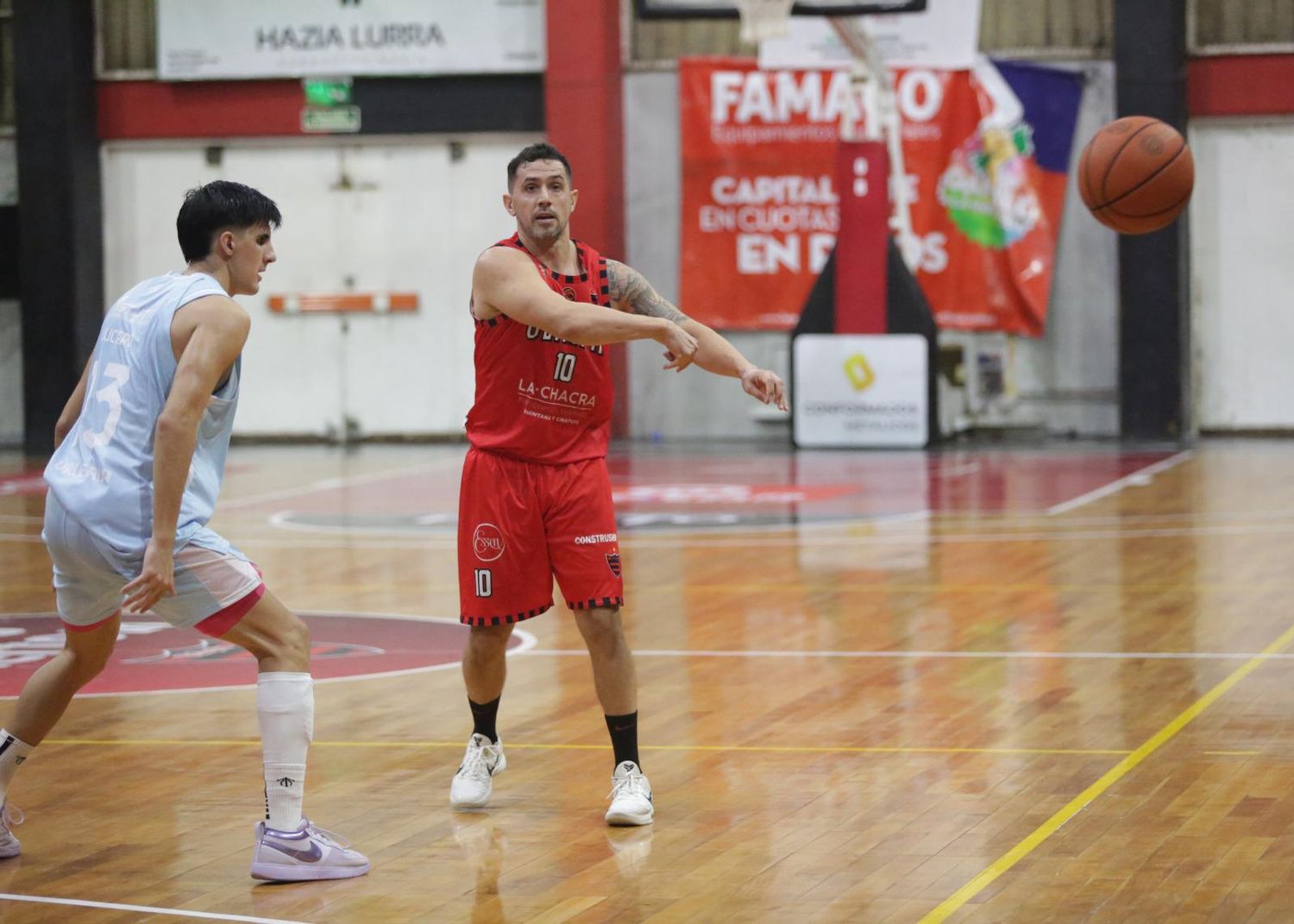 Damián Palacios, nuevamente fue la gran figura del Rojo. Foto: Prensa Olimpia BBC