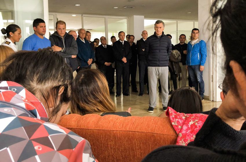 Submarino: familiares le dejarán una carta a Macri en Chapadmalal