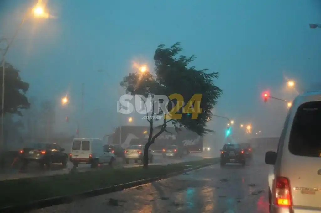General López sigue bajo alerta por tormentas y fuertes vientos 