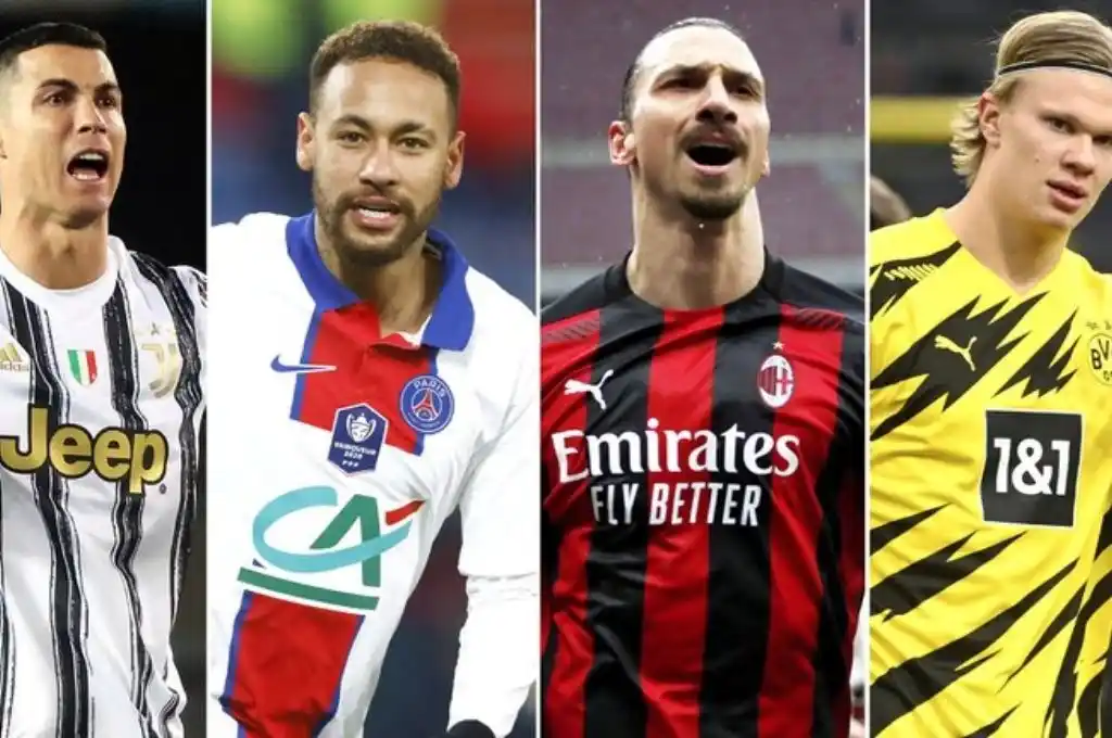 Los millonarios ingresos de las estrellas del fútbol mundial