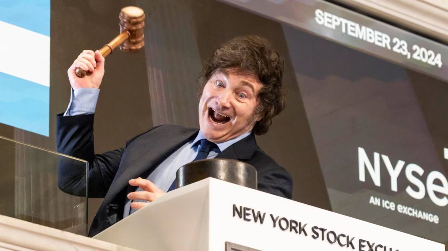 El presidente Javier Milei. (Foto: EFE - EPA - Justin Lane)