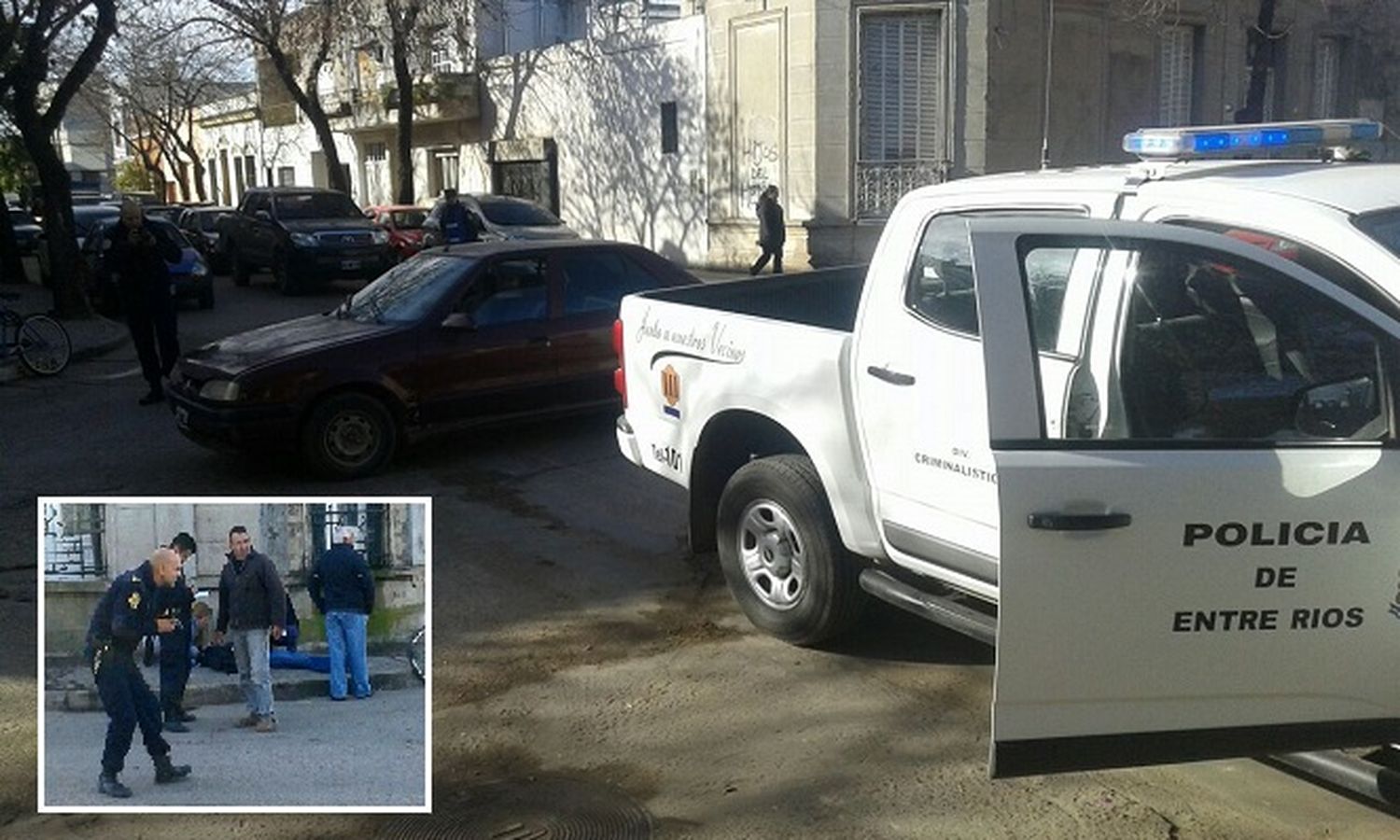 Rivadavia y Fray Mocho: Un auto chocó a una mujer en bicicleta