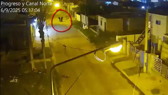 Robaron una garrafa en plena madrugada, fueron denunciados a Ojos en Alerta y terminaron detenidos