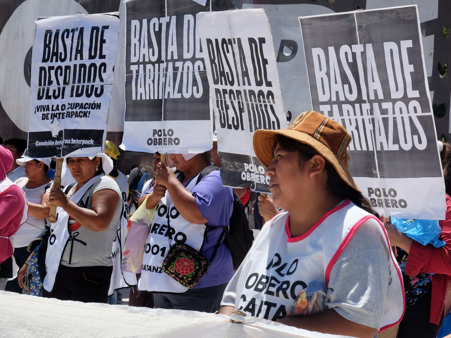 El Polo Obrero y Barrios del Pie marcharon contra los aumentos