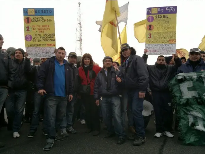Corte y caos en Panamericana por protesta de choferes de la Línea 60