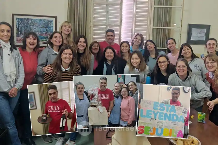 Un día, llegó la jubilación: emotiva despedida para el “profe” Zurbriggen en la Escuela Normal