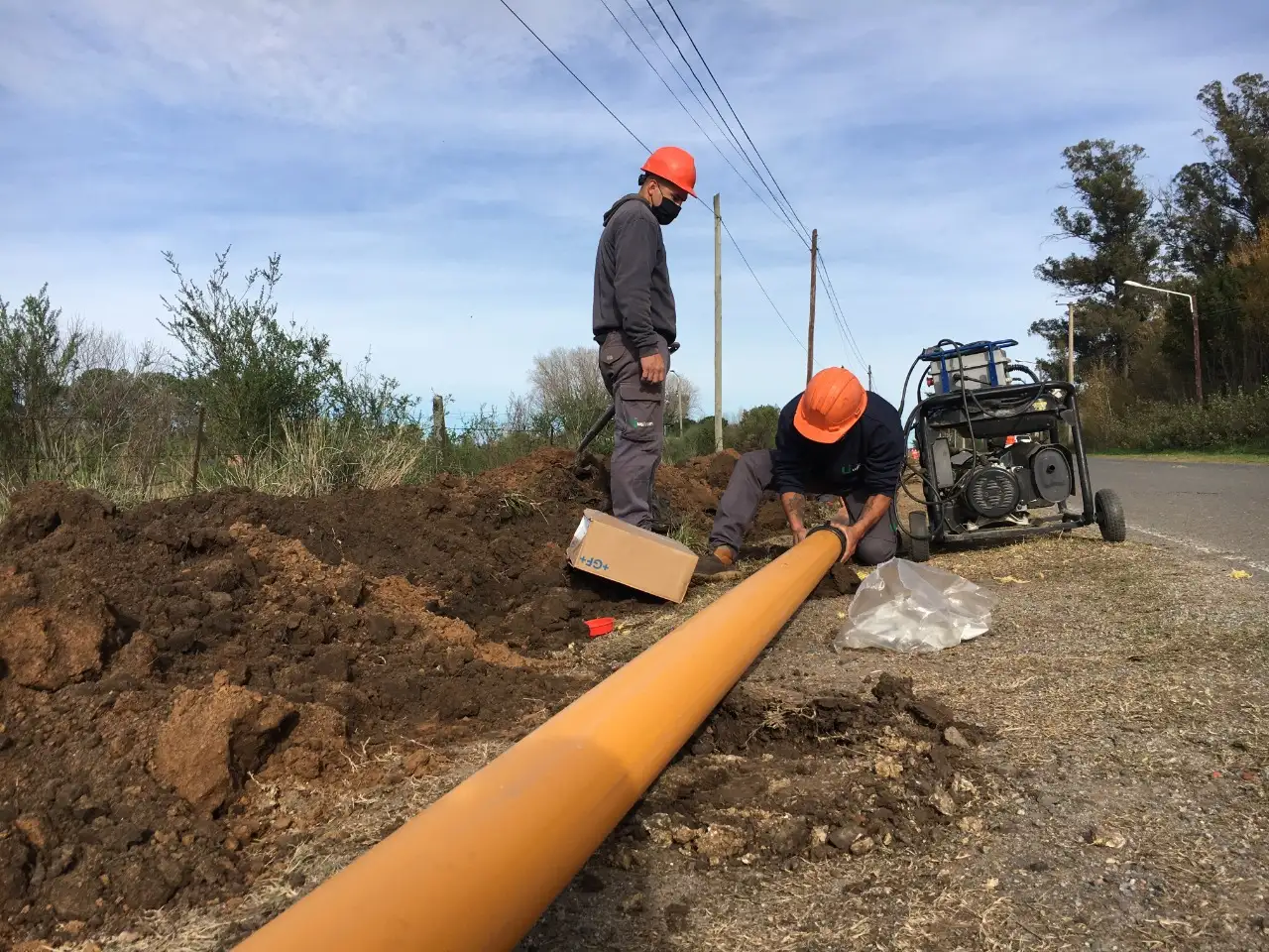 Los detalles de la licitación para la obra de extensión de gas en San Souci