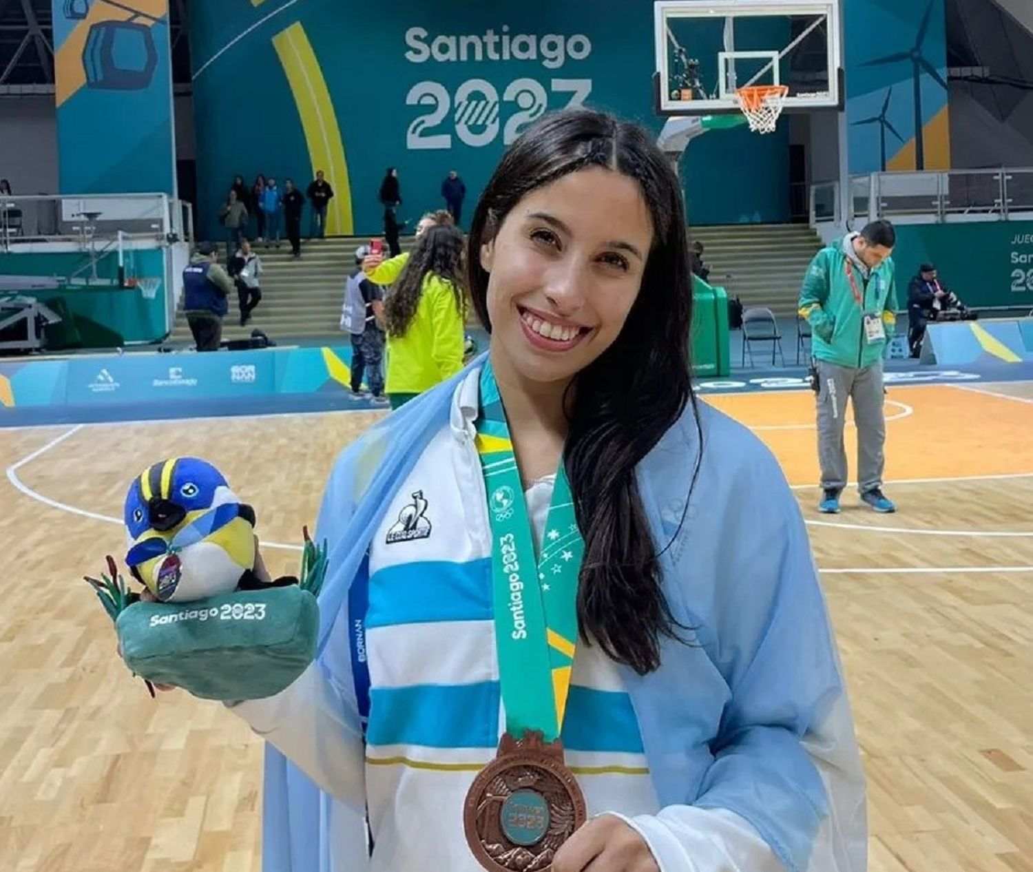 Tras el bronce en Santiago, Agustina Marín viajó a Portugal: "estoy muy feliz con la medalla"