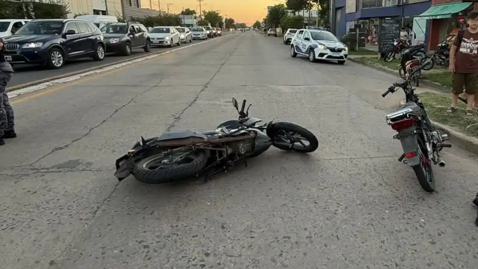 Los conductores de las motocicletas fueron trasladados al Hospital Iturraspe.