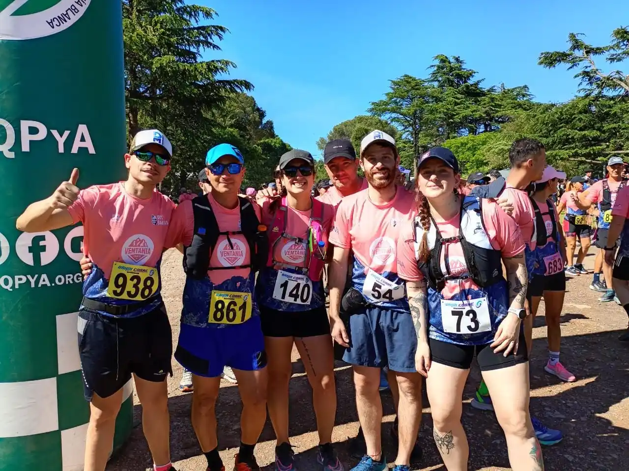 Grupo DM entrenamiento en Ventania Trail