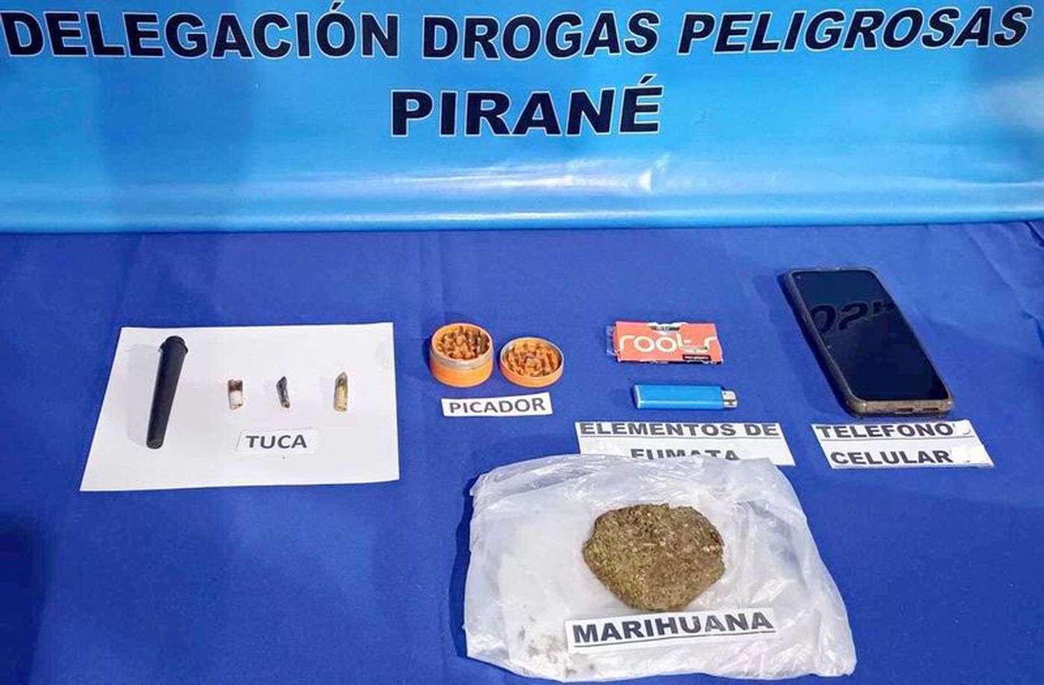 Detienen a un hombre por portación de marihuana en Pirané