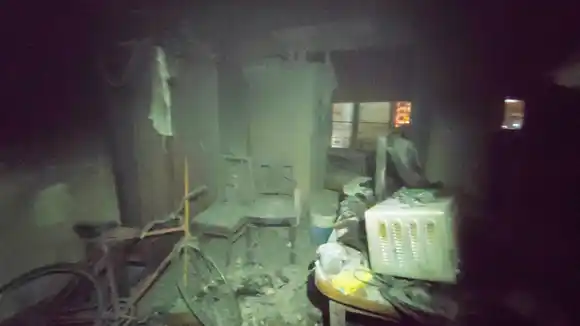 Incendio en un departamento del centro