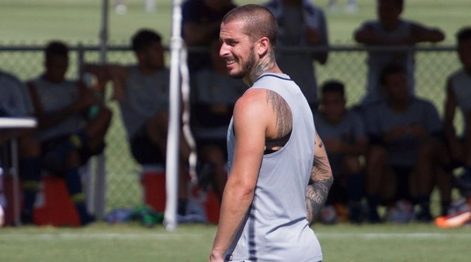 “Lo importante es que la rodilla no tiene nada”, valoró Benedetto