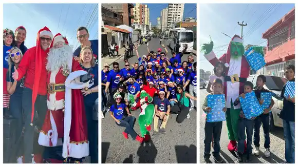 ALEGRÍA EN NAVIDAD: 2.500 niños recibieron regalos en Lechería