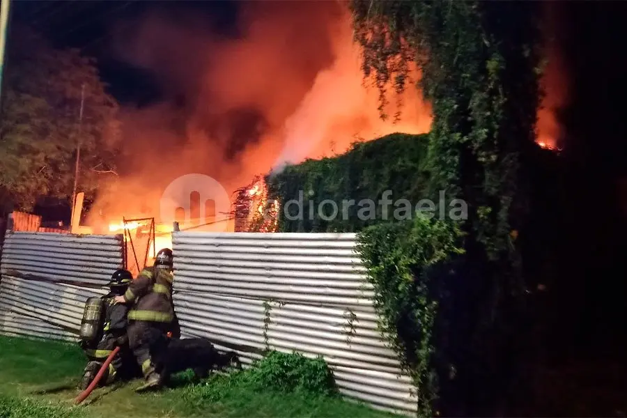 Se incendió una casa en el sur de la ciudad 