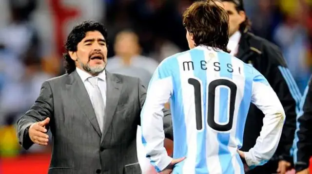 Maradona contra Messi: "No puede ser caudillo un hombre que va 20 veces al baño antes de un partido"