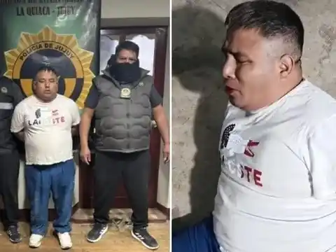 Lázaro Víctor Sotacuro, al momento de su detención.