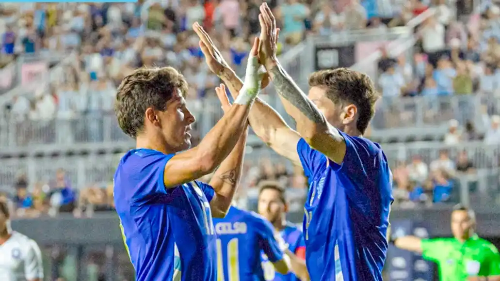 Argentina goleó a Puerto Rico por 6 a 0 en un amistoso internacional