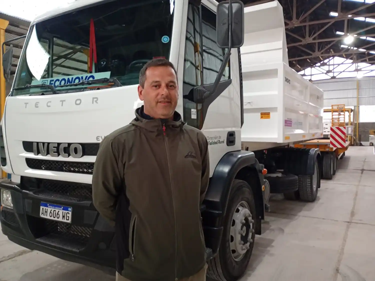 Juan Elgart, director del Ente Vial Rural de Tres Arroyos