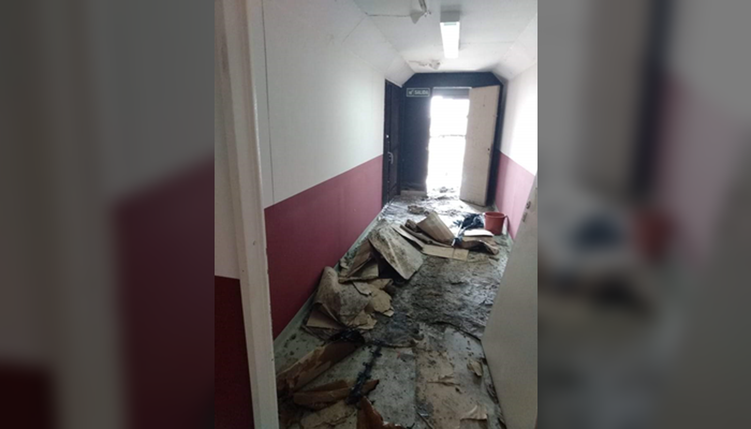Incendio "intencional" en el municipio de Lanús, según autoridades