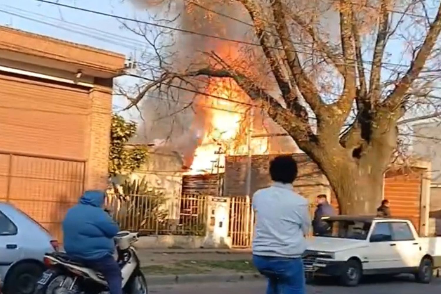 Incendio en Parque Casas