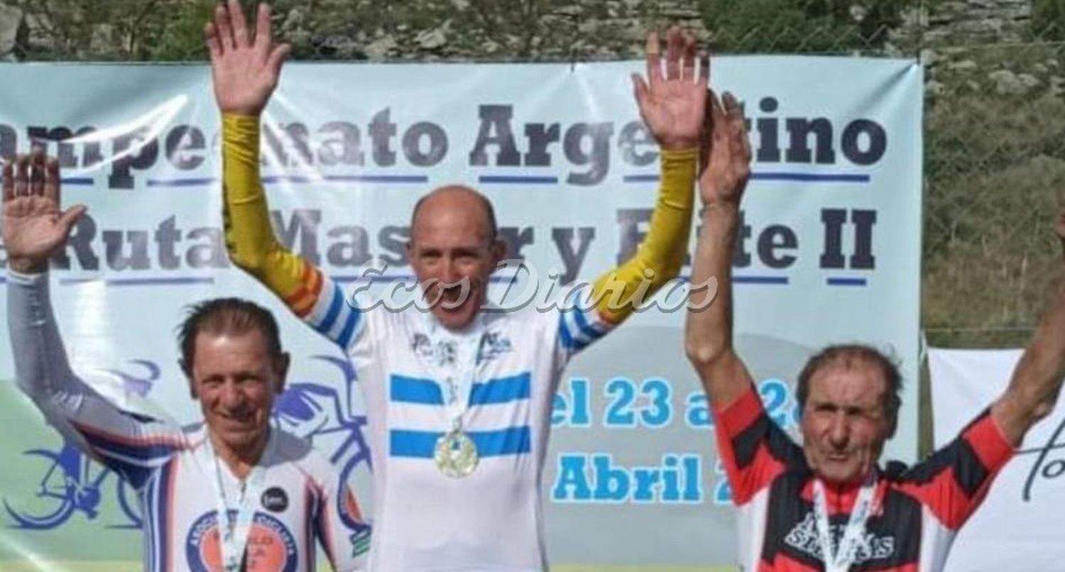 Roberto Martinez campeón Argentino de contrarreloj individual categoría E 1