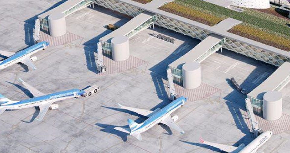 Primer render del diseño de César Pelli para la terminal del aeropuerto de Tucumán