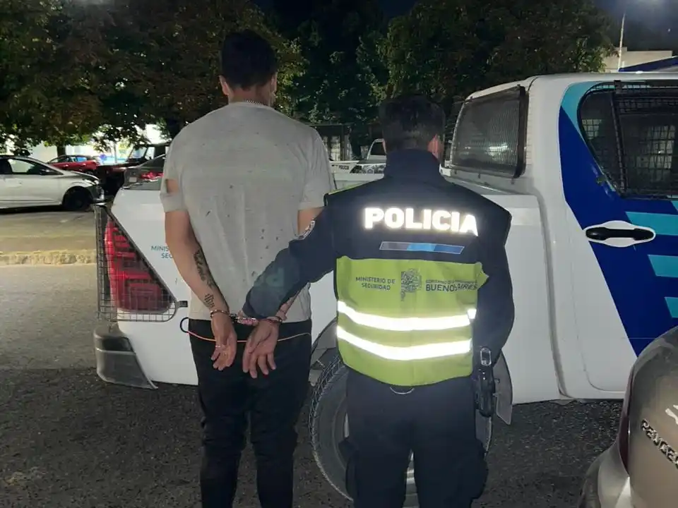 Uno de los aprehendidos