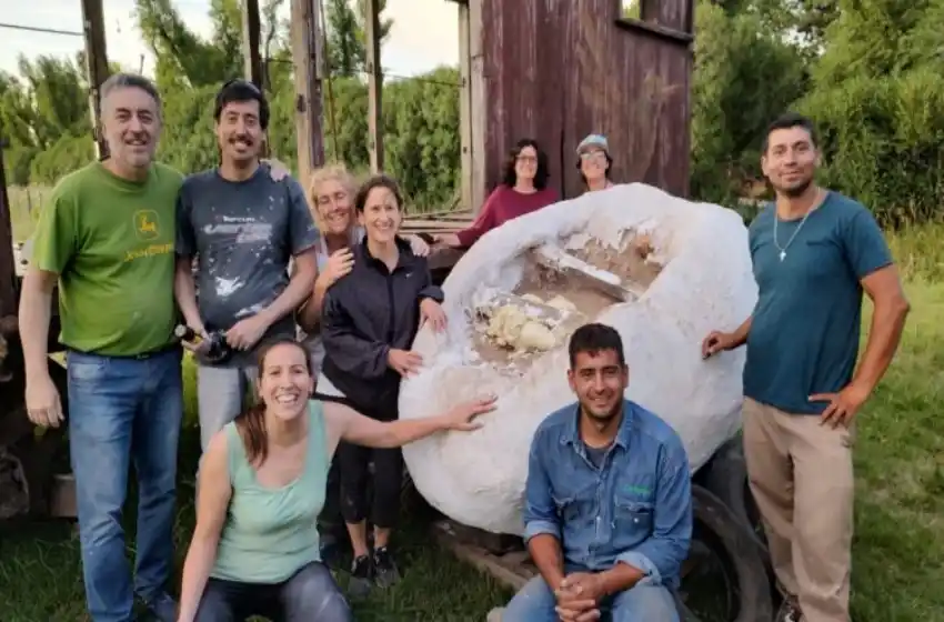 Hallazgo paleontológico en Otamendi: "Es raro, hasta para nosotros"